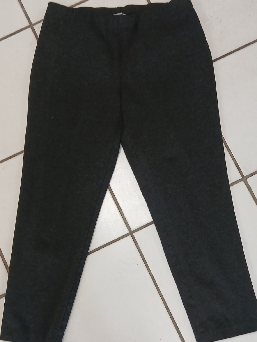 J. Jill Dark Charcoal Gray Pull-On Pants
